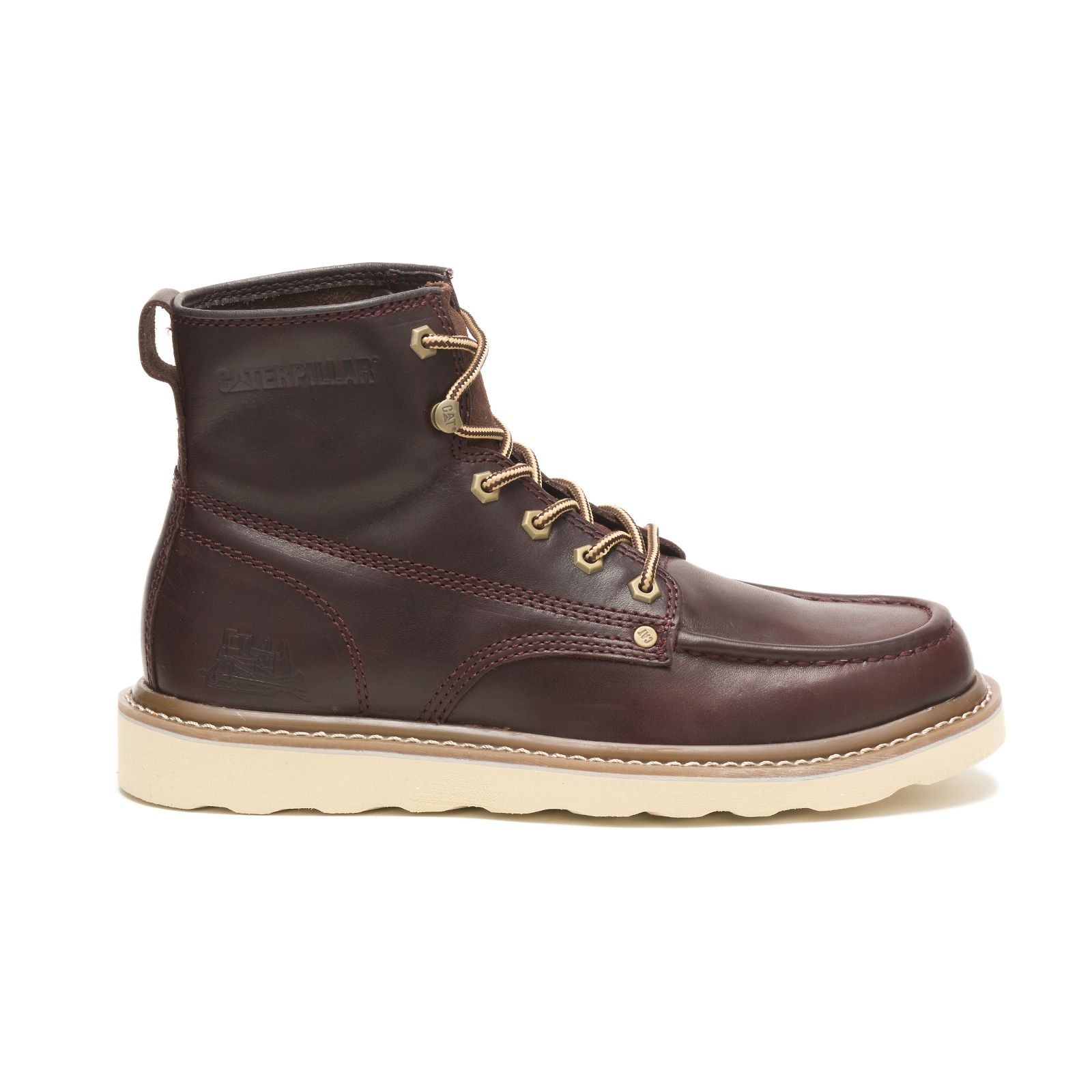 Caterpillar Glenrock Mid - Mens Casual Boots - Dark Brown - NZ (109SDJRWU)